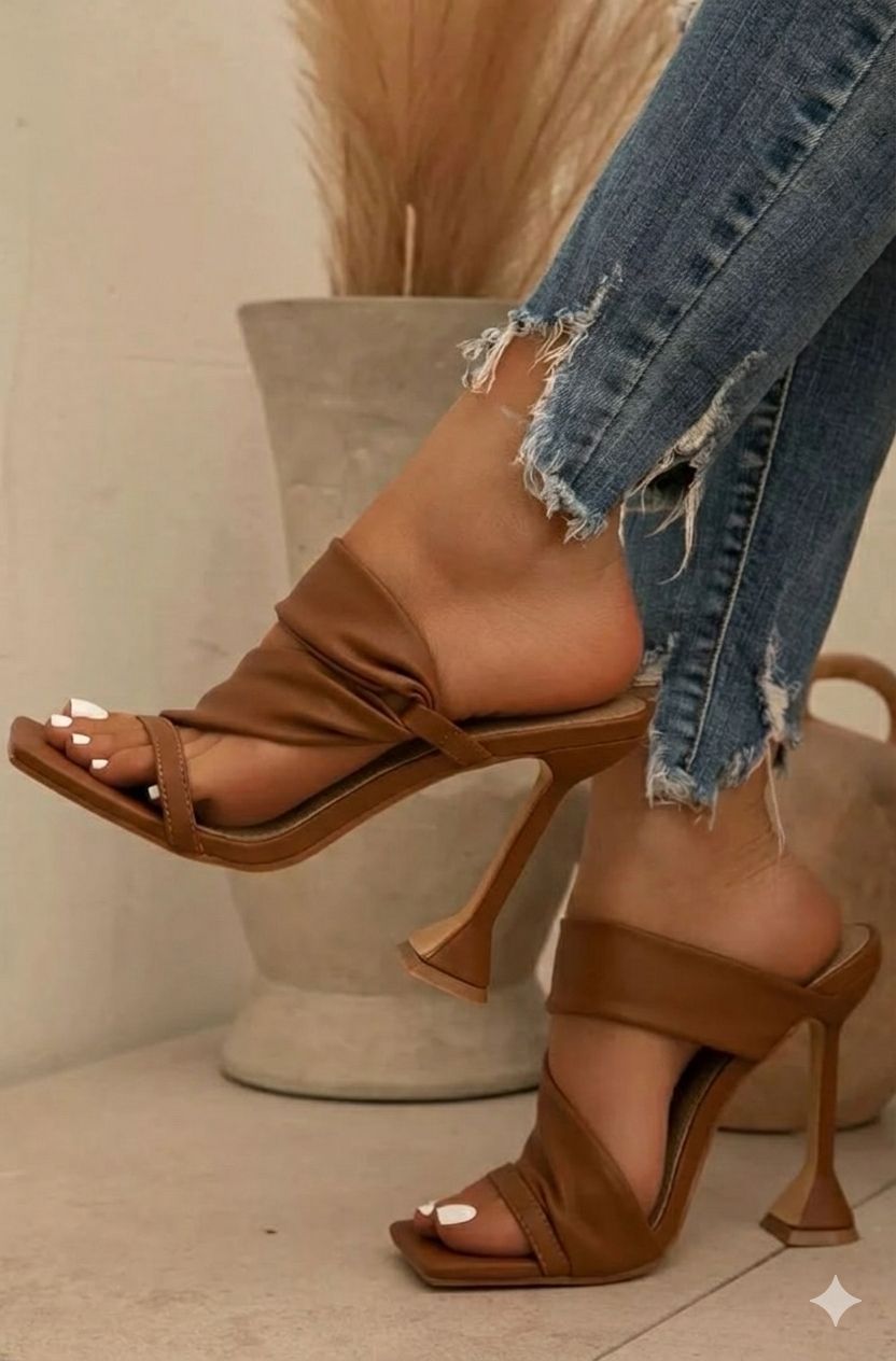 Sandales à Talon "Archi-Chic"